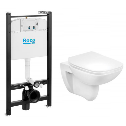 Комплект инсталляции с подвесным унитазом ROCA Debba Pack с сиденьем 893104970